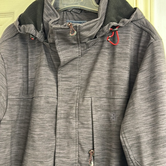 Izod Men’s Full Zipped Hoodie Jacket - Picture 3 of 7